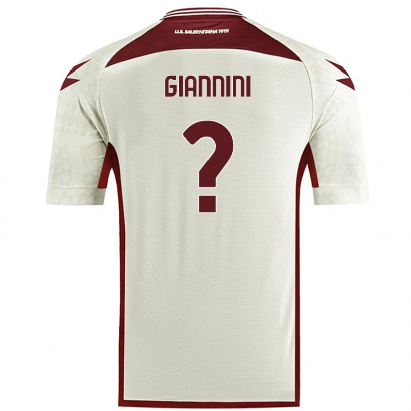 Danxen Herren Emanuele Giannini #0 Cremefarben Auswärtstrikot Trikot 2024/25 T-Shirt