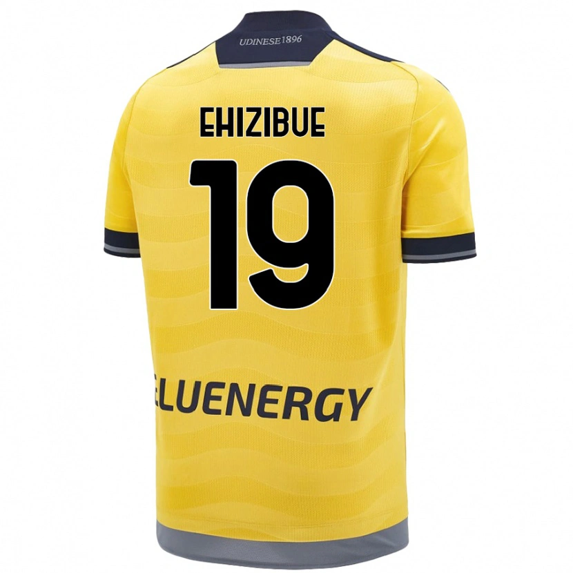 Danxen Herren Kingsley Ehizibue #19 Golden Auswärtstrikot Trikot 2024/25 T-Shirt