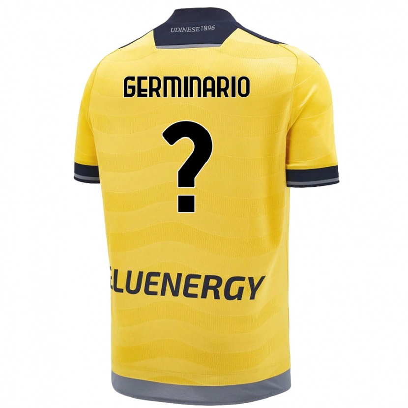 Danxen Herren Mattia Germinario #0 Golden Auswärtstrikot Trikot 2024/25 T-Shirt