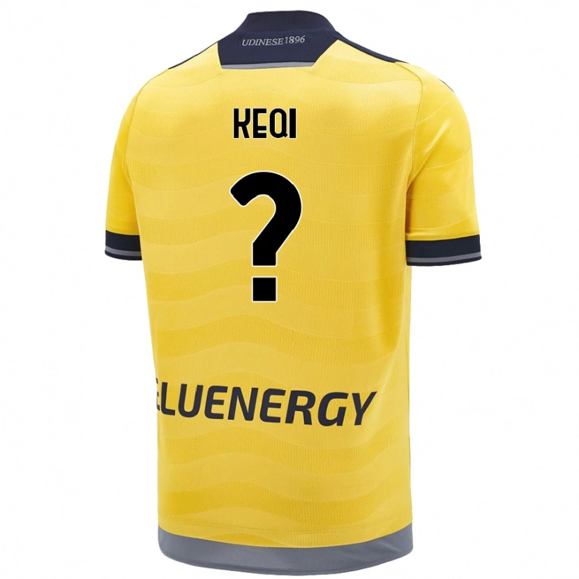Danxen Herren Andrea Keqi #0 Golden Auswärtstrikot Trikot 2024/25 T-Shirt