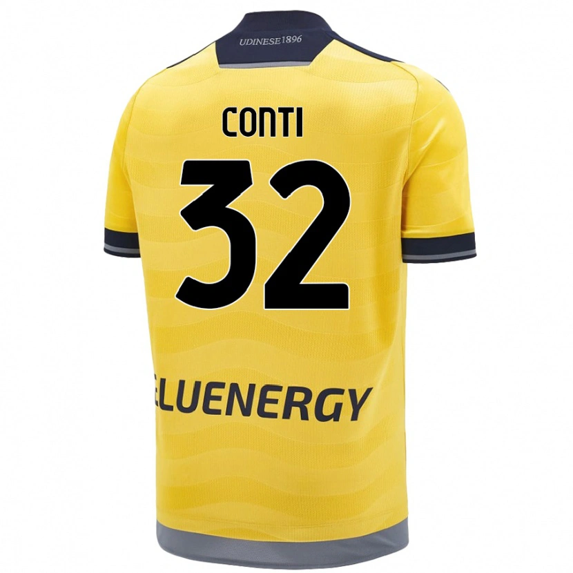 Danxen Herren Manuel Conti #32 Golden Auswärtstrikot Trikot 2024/25 T-Shirt