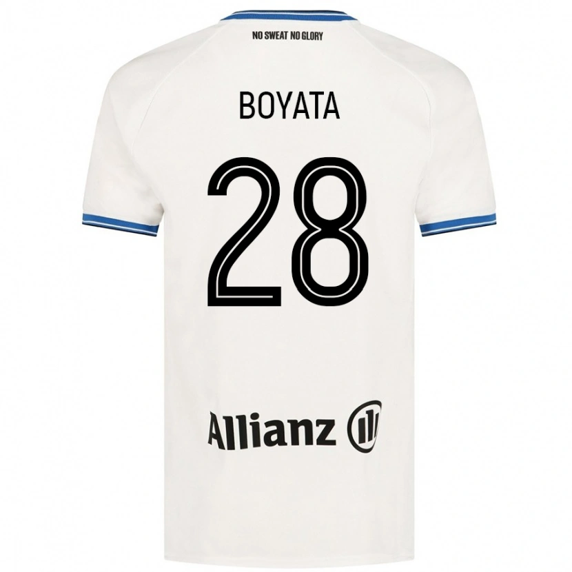 Danxen Herren Dedryck Boyata #28 Weiß Auswärtstrikot Trikot 2024/25 T-Shirt