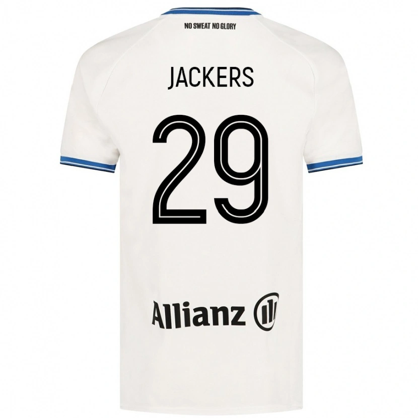 Danxen Herren Nordin Jackers #29 Weiß Auswärtstrikot Trikot 2024/25 T-Shirt