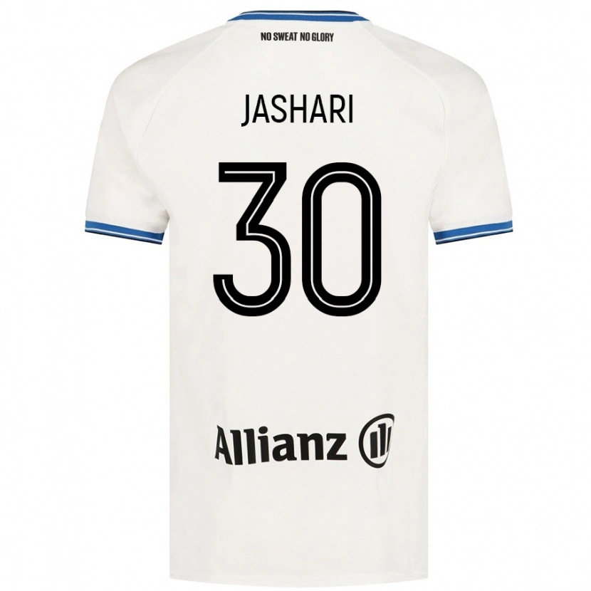 Danxen Herren Ardon Jashari #30 Weiß Auswärtstrikot Trikot 2024/25 T-Shirt