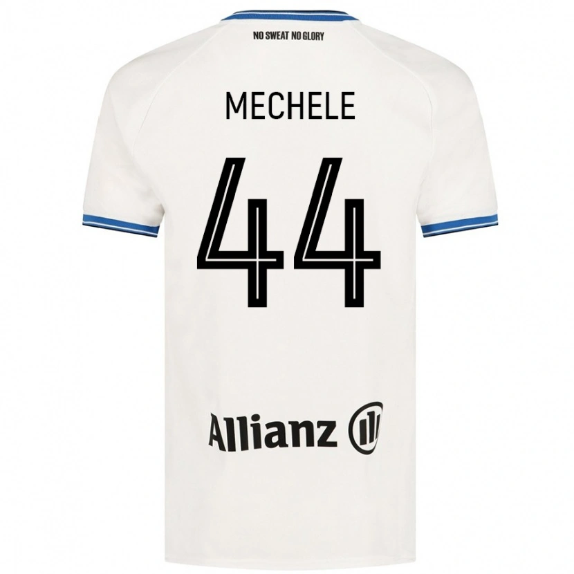 Danxen Herren Brandon Mechele #44 Weiß Auswärtstrikot Trikot 2024/25 T-Shirt