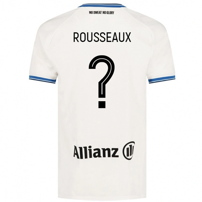 Danxen Herren Luca Rousseaux #0 Weiß Auswärtstrikot Trikot 2024/25 T-Shirt