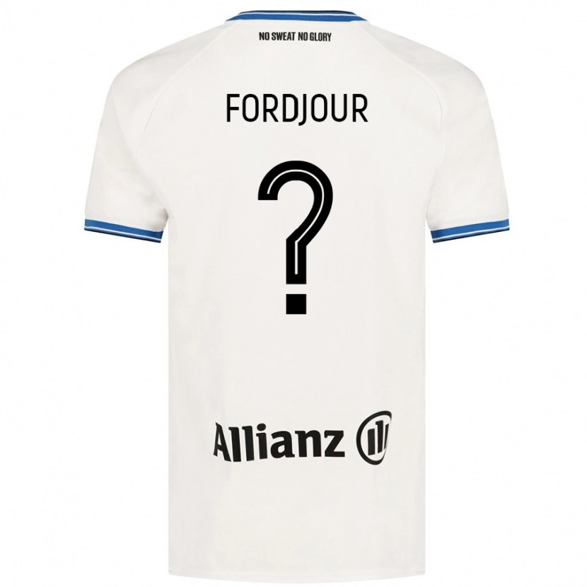 Danxen Herren Richmond Fordjour #0 Weiß Auswärtstrikot Trikot 2024/25 T-Shirt