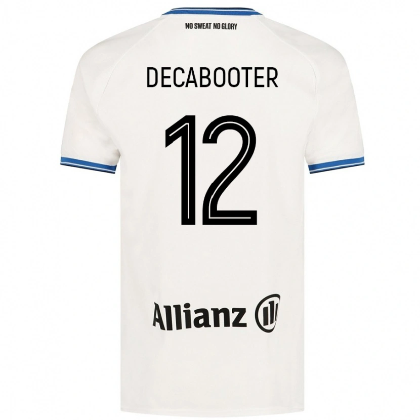 Danxen Herren Marith Decabooter #12 Weiß Auswärtstrikot Trikot 2024/25 T-Shirt