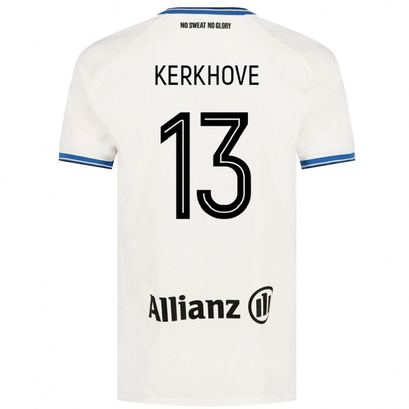 Danxen Herren Angel Kerkhove #13 Weiß Auswärtstrikot Trikot 2024/25 T-Shirt