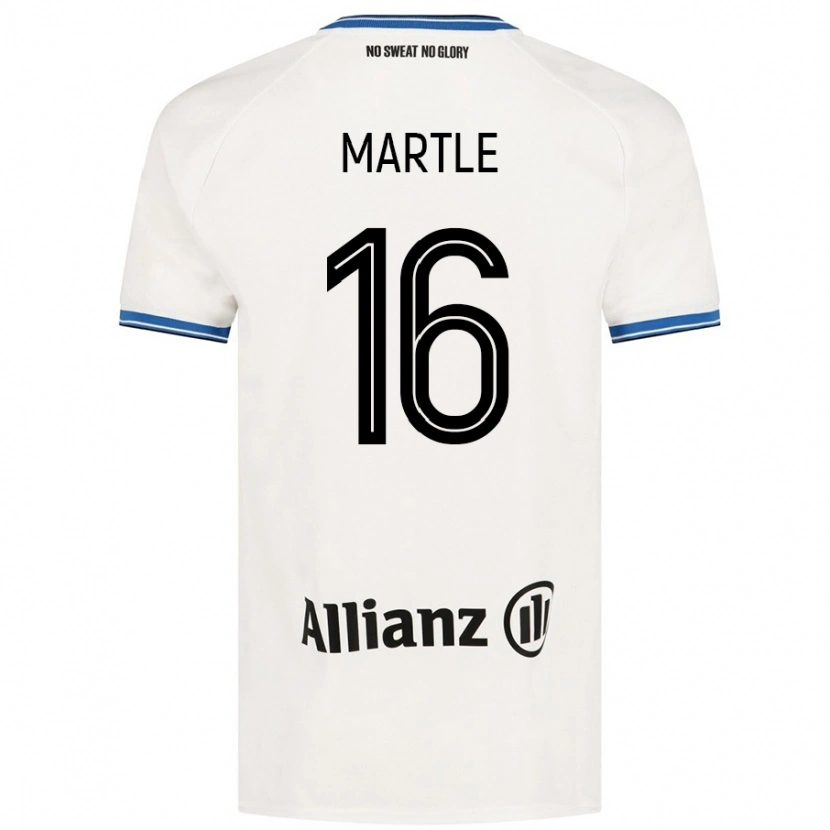 Danxen Herren Margaux Martlé #16 Weiß Auswärtstrikot Trikot 2024/25 T-Shirt