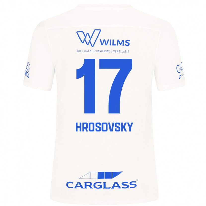 Danxen Herren Patrik Hrosovsky #17 Weiß Auswärtstrikot Trikot 2024/25 T-Shirt