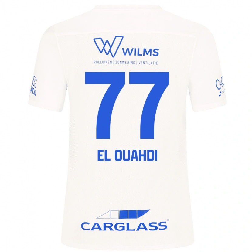 Danxen Herren Zakaria El Ouahdi #77 Weiß Auswärtstrikot Trikot 2024/25 T-Shirt