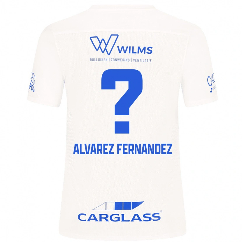 Danxen Herren Loïc Alvarez Fernandez #0 Weiß Auswärtstrikot Trikot 2024/25 T-Shirt