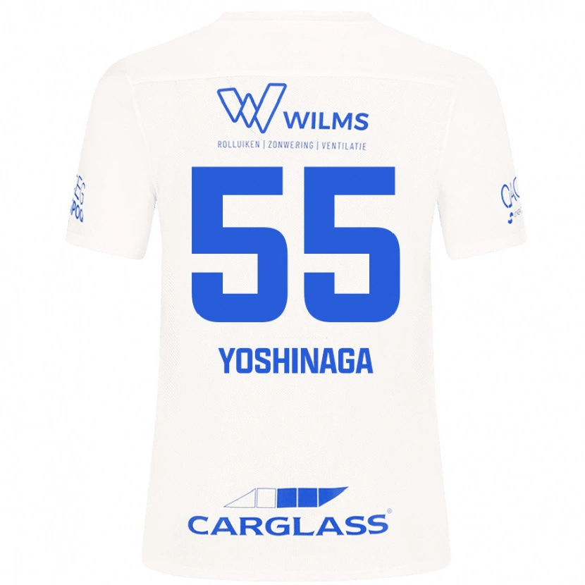 Danxen Herren Yumeki Yoshinaga #55 Weiß Auswärtstrikot Trikot 2024/25 T-Shirt