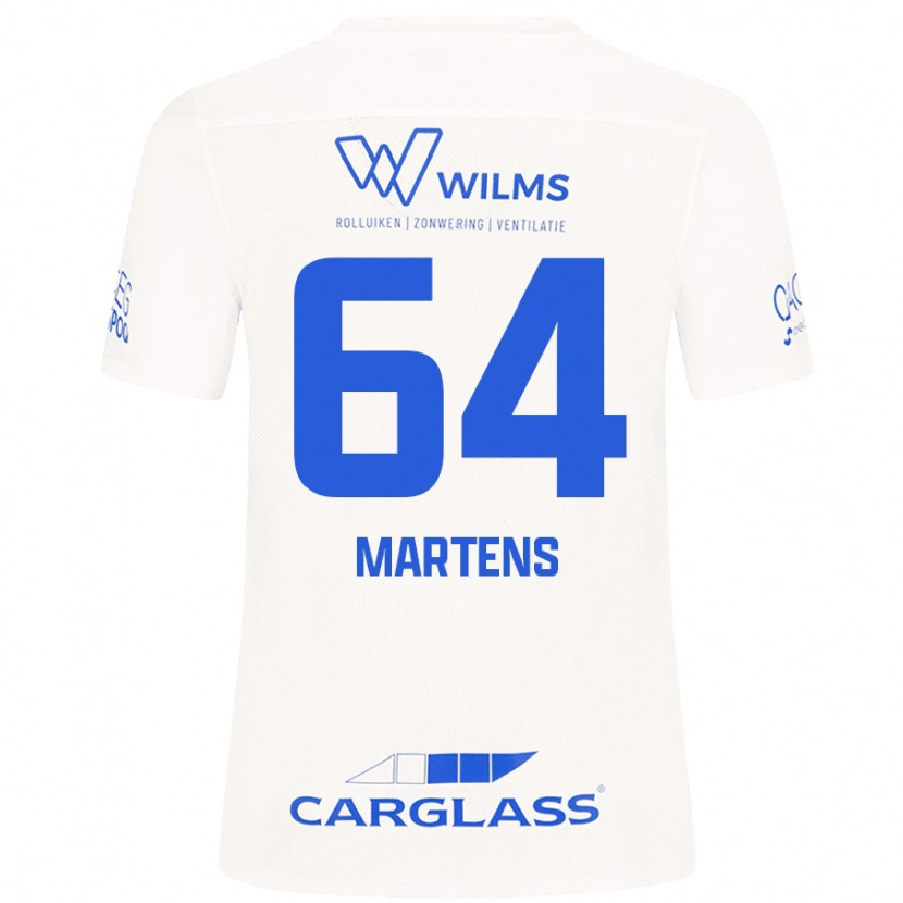 Danxen Herren Nolan Martens #64 Weiß Auswärtstrikot Trikot 2024/25 T-Shirt