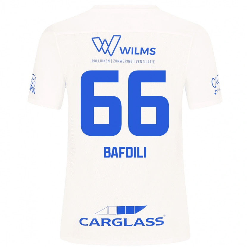 Danxen Herren Zaïd Bafdili #66 Weiß Auswärtstrikot Trikot 2024/25 T-Shirt