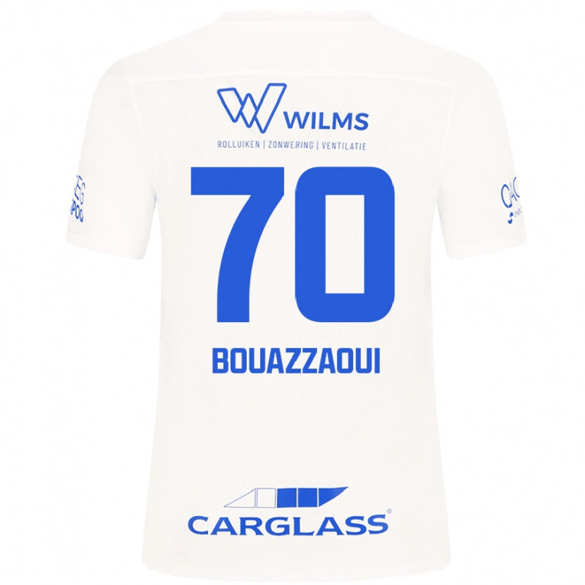 Danxen Herren Ilyas Bouazzaoui #70 Weiß Auswärtstrikot Trikot 2024/25 T-Shirt