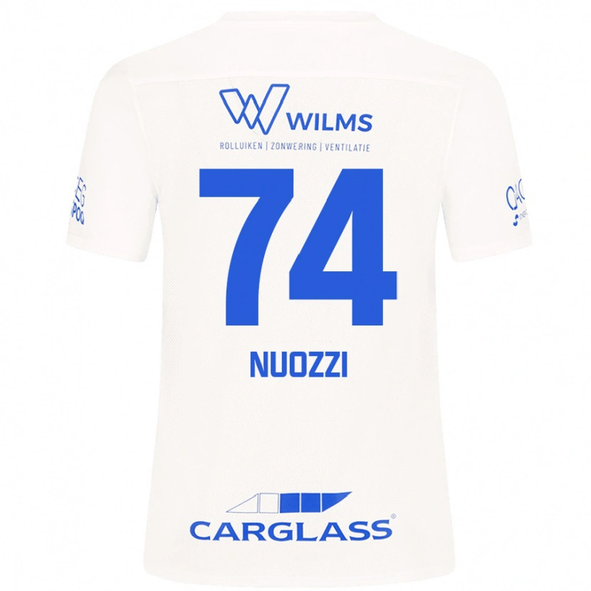 Danxen Herren Cédric Nuozzi #74 Weiß Auswärtstrikot Trikot 2024/25 T-Shirt