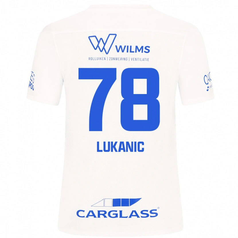 Danxen Herren Luka Lukanic #78 Weiß Auswärtstrikot Trikot 2024/25 T-Shirt