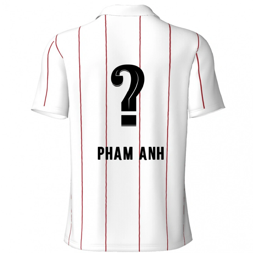 Danxen Herren Khoi Pham Anh #0 Weiß Schwarz Auswärtstrikot Trikot 2024/25 T-Shirt