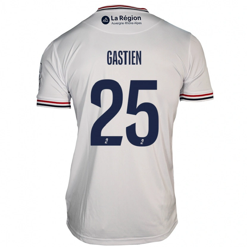 Danxen Herren Johan Gastien #25 Weiß Auswärtstrikot Trikot 2024/25 T-Shirt