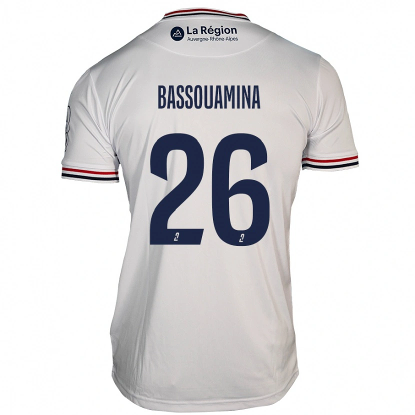 Danxen Herren Mons Bassouamina #26 Weiß Auswärtstrikot Trikot 2024/25 T-Shirt
