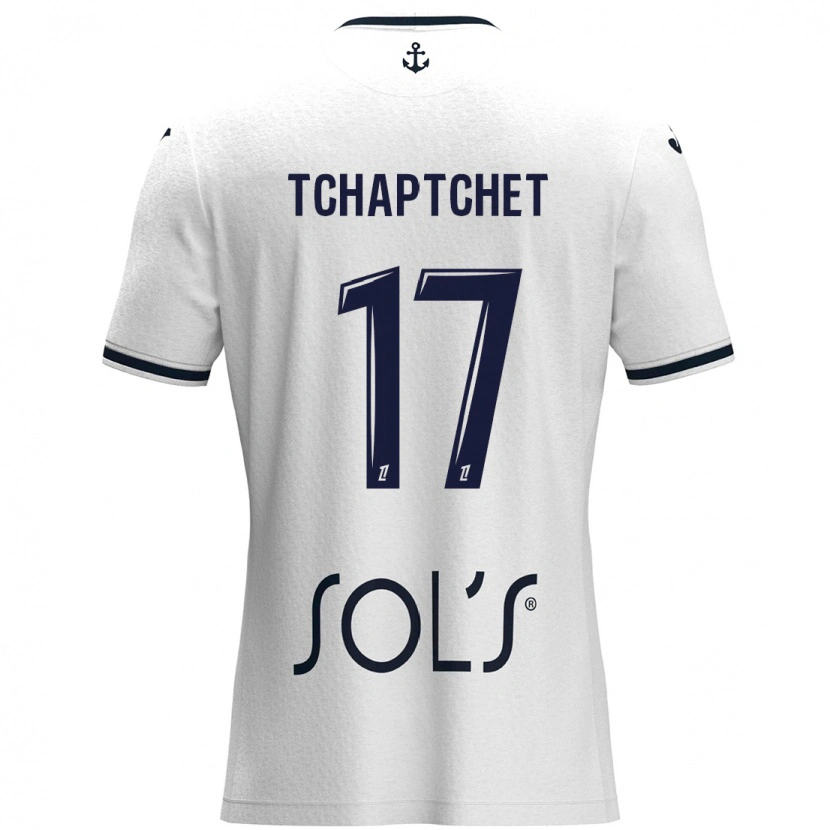 Danxen Herren Chanel Tchaptchet #17 Weiß Dunkelblau Auswärtstrikot Trikot 2024/25 T-Shirt