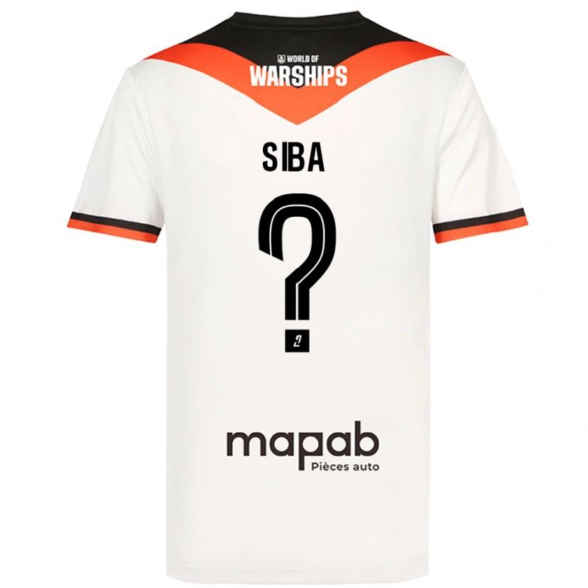 Danxen Herren Stevan Siba #0 Weiß Auswärtstrikot Trikot 2024/25 T-Shirt