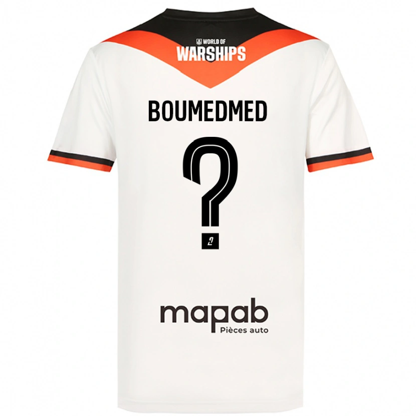 Danxen Herren Kamil Boumedmed #0 Weiß Auswärtstrikot Trikot 2024/25 T-Shirt
