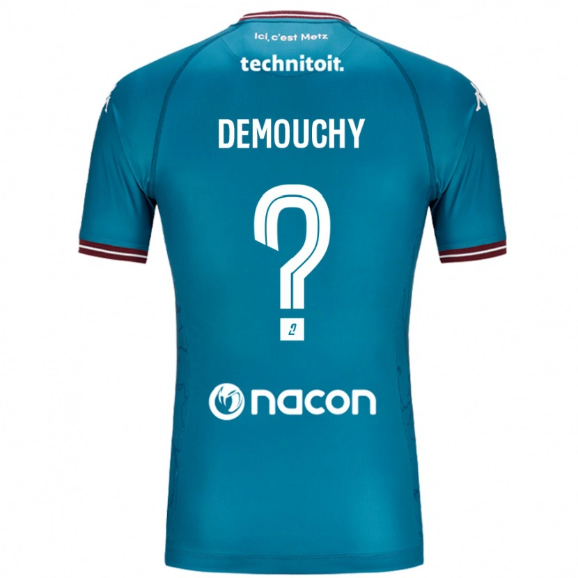 Danxen Herren Albin Demouchy #0 Blau Petrol Auswärtstrikot Trikot 2024/25 T-Shirt