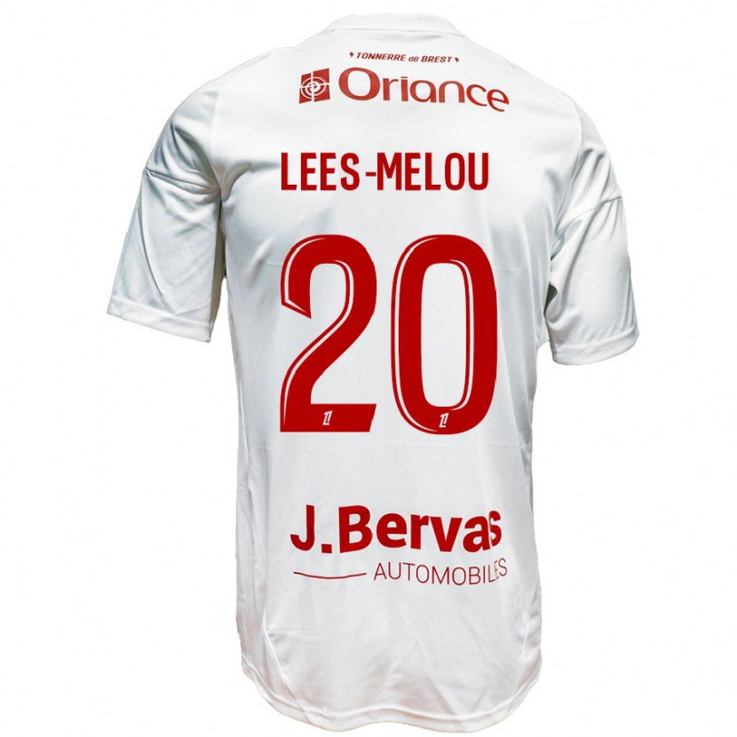 Danxen Herren Pierre Lees-Melou #20 Weiß Rot Auswärtstrikot Trikot 2024/25 T-Shirt