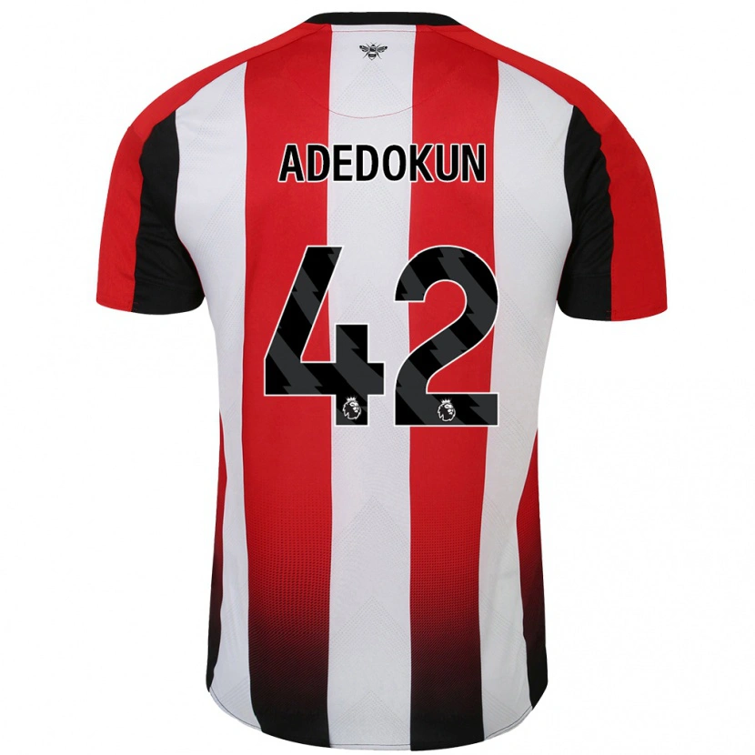 Danxen Damen Val Adedokun #42 Rot Weiß Heimtrikot Trikot 2024/25 T-Shirt