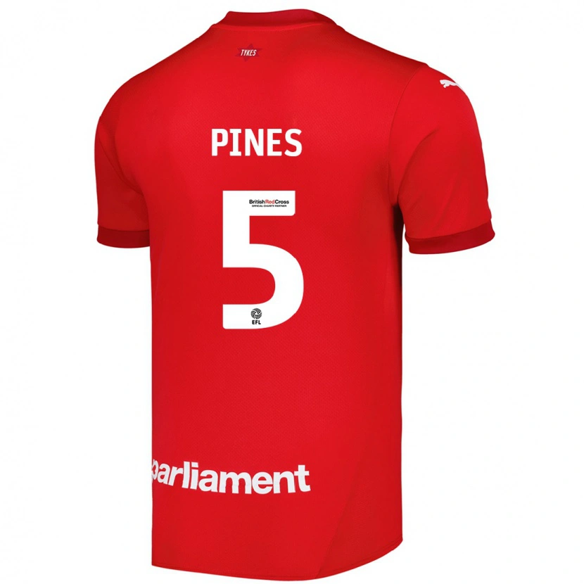 Danxen Damen Donovan Pines #5 Rot Heimtrikot Trikot 2024/25 T-Shirt