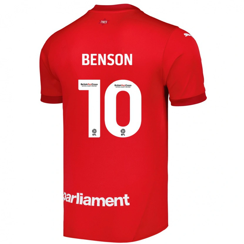 Danxen Damen Josh Benson #10 Rot Heimtrikot Trikot 2024/25 T-Shirt
