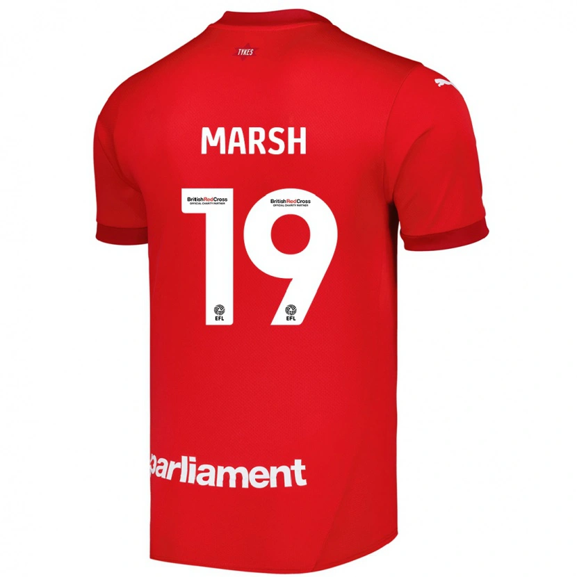 Danxen Damen Aiden Marsh #19 Rot Heimtrikot Trikot 2024/25 T-Shirt