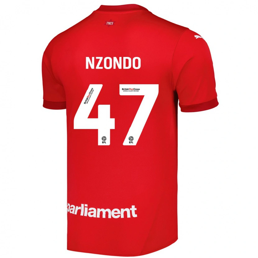 Danxen Damen Emmaisa Nzondo #47 Rot Heimtrikot Trikot 2024/25 T-Shirt