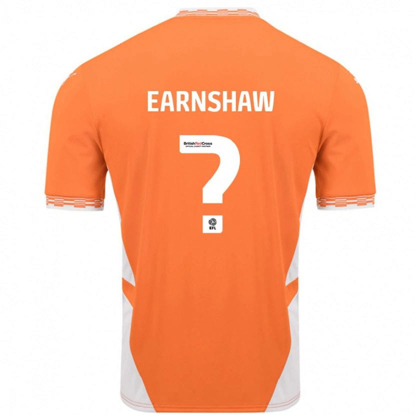 Danxen Damen Alice Earnshaw #0 Orange Weiß Heimtrikot Trikot 2024/25 T-Shirt
