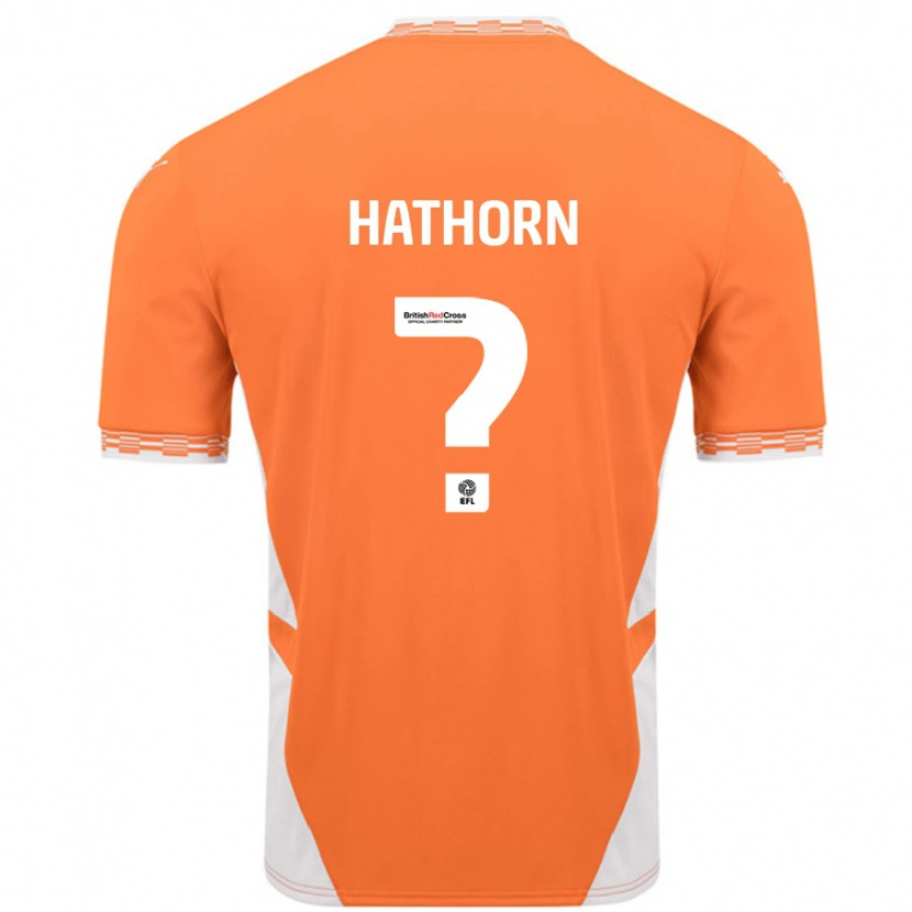 Danxen Damen Erin Hathorn #0 Orange Weiß Heimtrikot Trikot 2024/25 T-Shirt