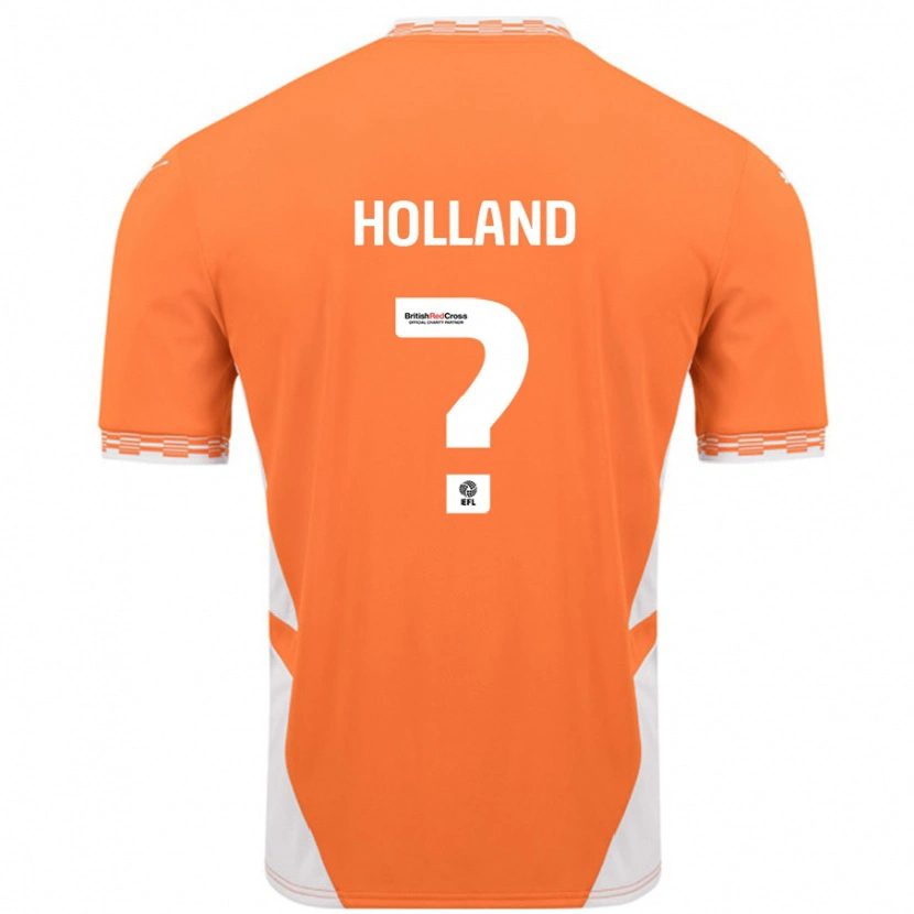 Danxen Damen Bella Holland #0 Orange Weiß Heimtrikot Trikot 2024/25 T-Shirt