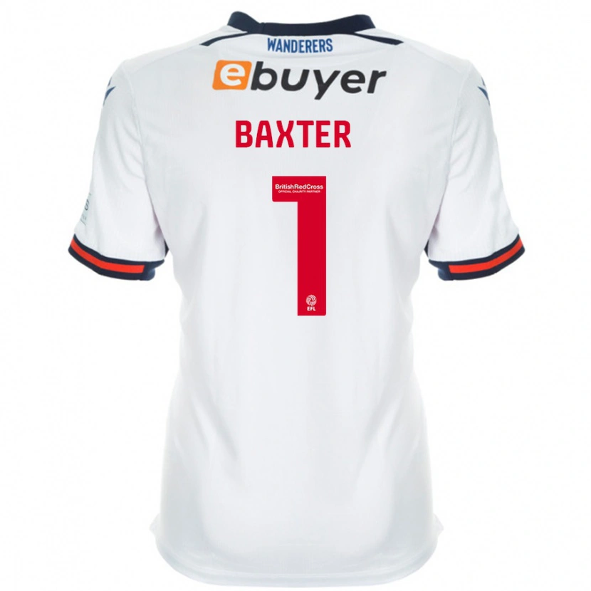 Danxen Damen Nathan Baxter #1 Weiß Heimtrikot Trikot 2024/25 T-Shirt