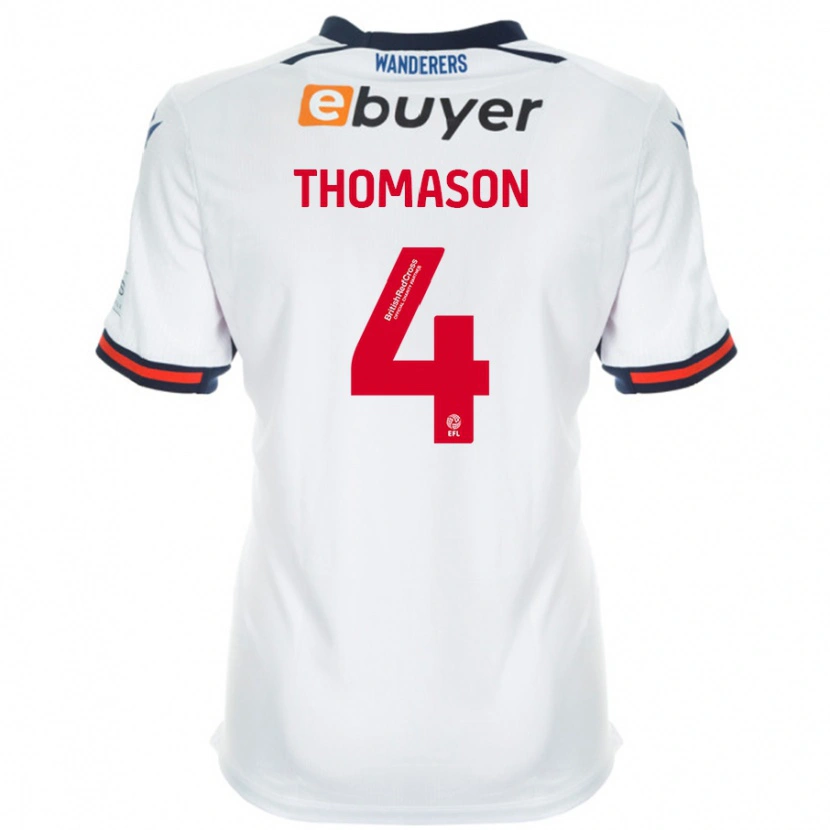 Danxen Damen George Thomason #4 Weiß Heimtrikot Trikot 2024/25 T-Shirt