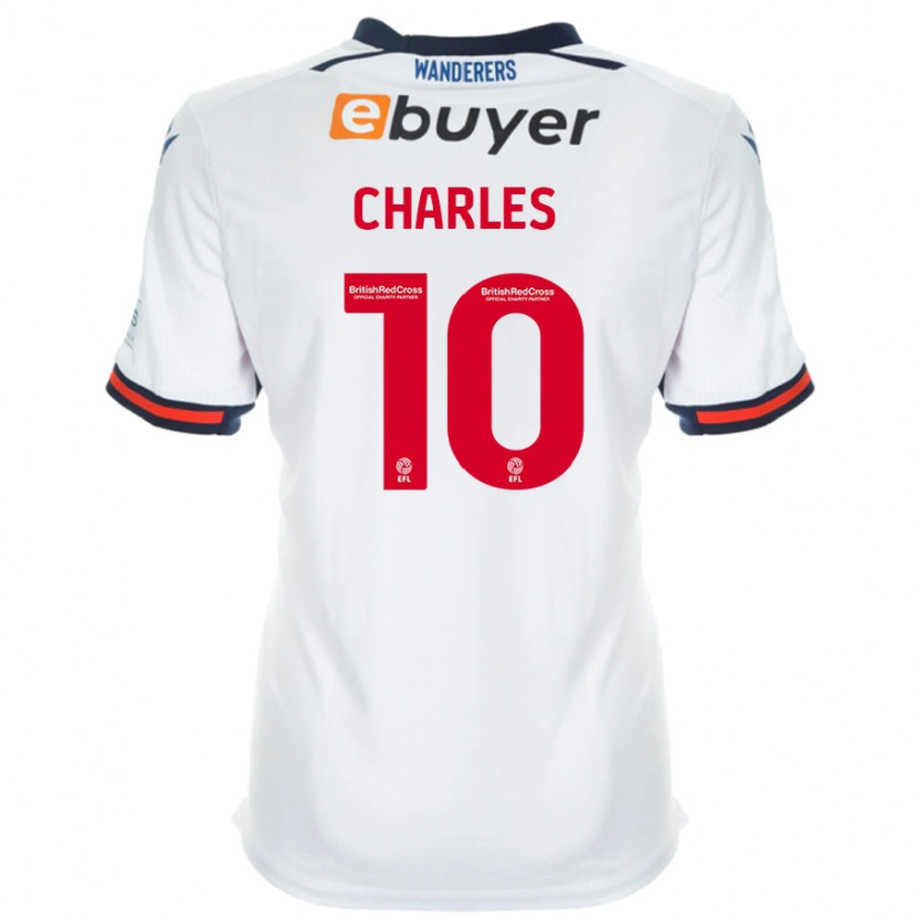 Danxen Damen Dion Charles #10 Weiß Heimtrikot Trikot 2024/25 T-Shirt