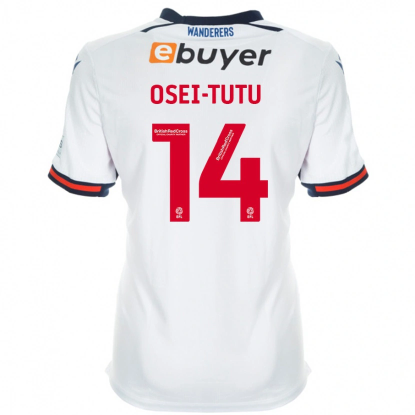 Danxen Damen Jordi Osei-Tutu #14 Weiß Heimtrikot Trikot 2024/25 T-Shirt
