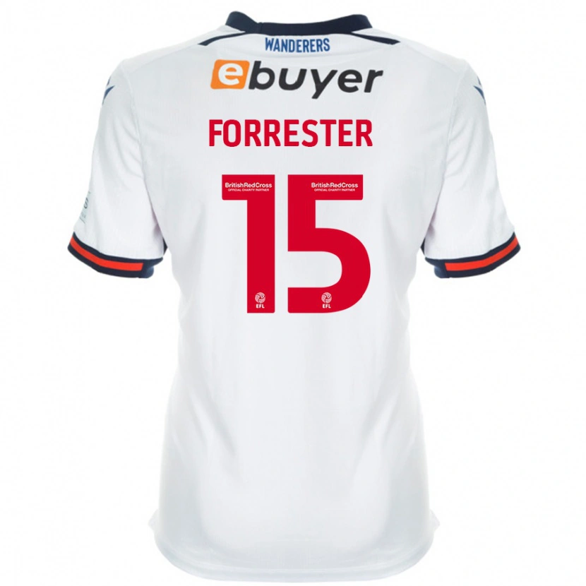 Danxen Damen Will Forrester #15 Weiß Heimtrikot Trikot 2024/25 T-Shirt