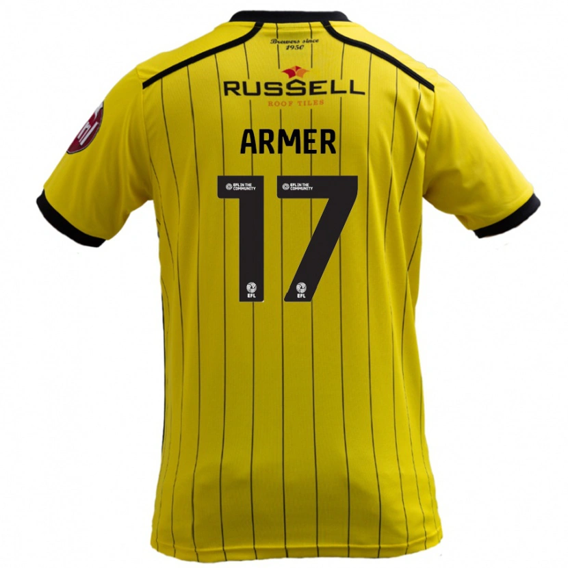 Danxen Damen Jack Armer #17 Gelb Heimtrikot Trikot 2024/25 T-Shirt