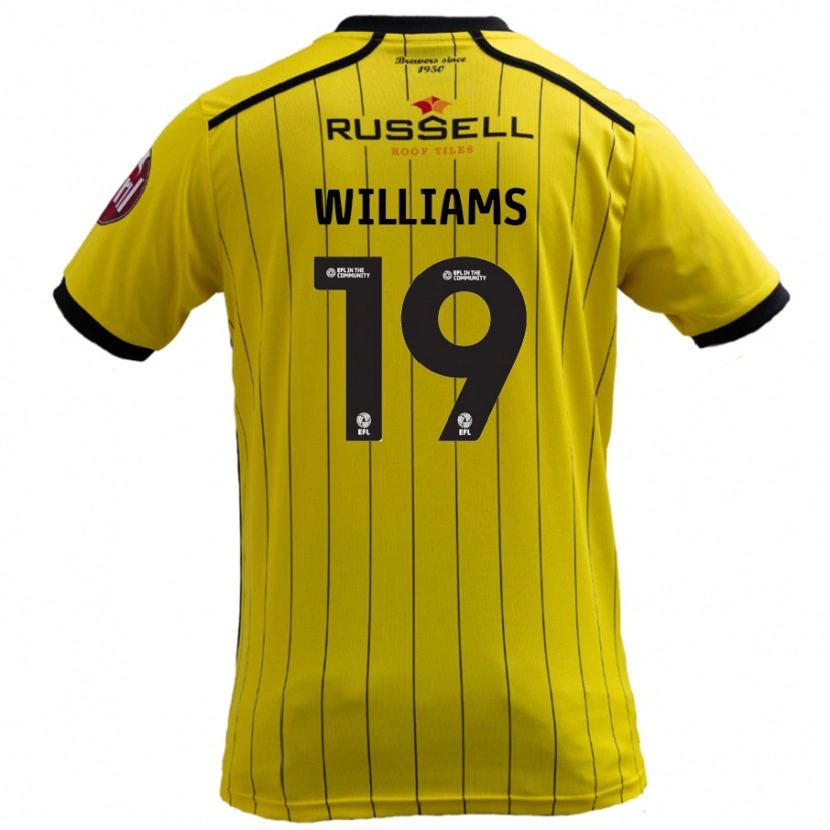 Danxen Damen Dylan Williams #19 Gelb Heimtrikot Trikot 2024/25 T-Shirt