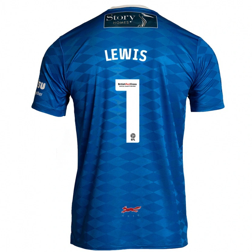 Danxen Damen Harry Lewis #1 Blau Heimtrikot Trikot 2024/25 T-Shirt