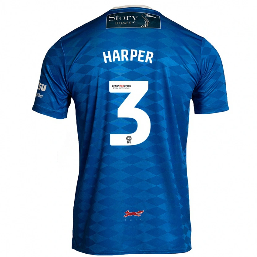 Danxen Damen Cameron Harper #3 Blau Heimtrikot Trikot 2024/25 T-Shirt