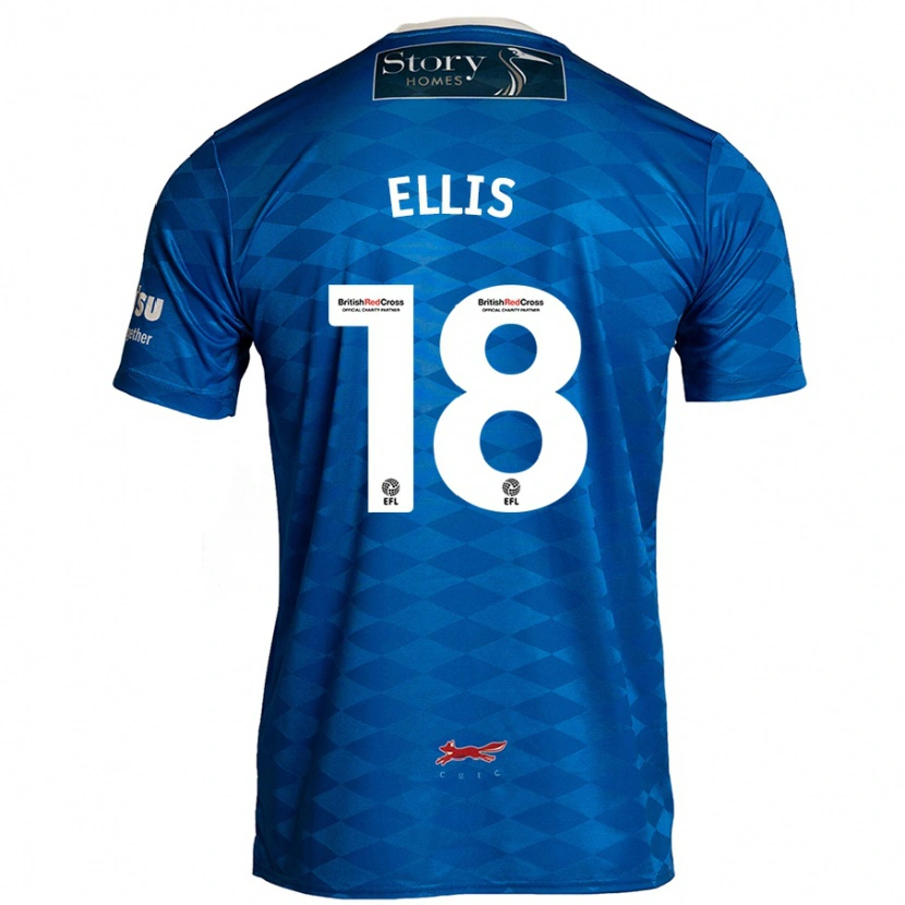 Danxen Damen Jack Ellis #18 Blau Heimtrikot Trikot 2024/25 T-Shirt