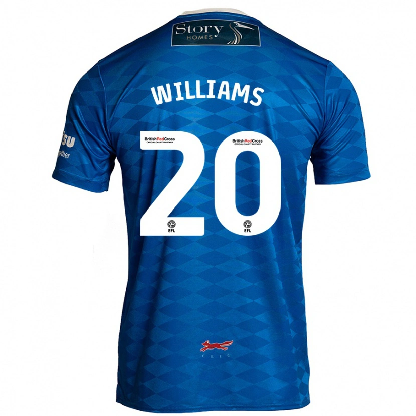 Danxen Damen Ben Williams #20 Blau Heimtrikot Trikot 2024/25 T-Shirt